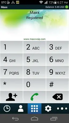 Maxx VoIP android App screenshot 2